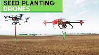 Top 5 Agricultural Drones that Spread Seeds  Forestation Drones [upl. by Kohl]