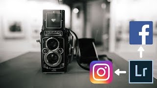 Come esportare foto PERFETTE per Instagram e Facebook  Tutorial Lightroom [upl. by Ahsam]