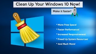 How to Clean Windows 10 Make Your PC Faster [upl. by Bennink]