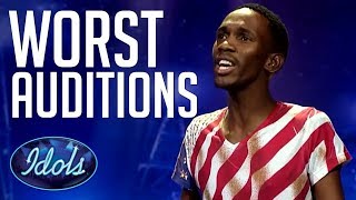 OUCH Worst amp Funniest Auditions EVER on Idols South Africa Idols Global [upl. by Llesirg388]