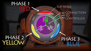 SLIP RING MOTOR  how it works explained the EASY way 1920s Lift Motor Room [upl. by Nocaj]