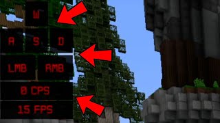 How you can get Keystrokes in Minecraft 189 [upl. by Llet]