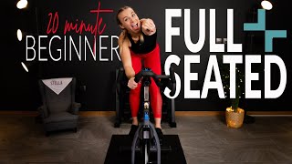 20 Minute FULL SEATED Beginner Indoor Cycling Workout [upl. by Livi340]