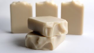 Coconut Milk Soap Making  Cold Process Soap [upl. by Low]