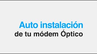 Cómo instalar tu módem óptico Telmex [upl. by Aeriell]