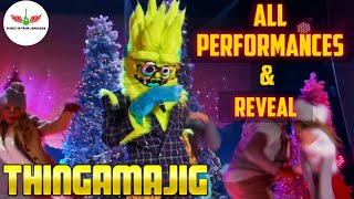 Masked Singer Thingamajig All Performances amp Reveal  Season 2 [upl. by Magel]