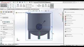 Solidworks Tutoriallesson 1 How to create chemical tank [upl. by Apicella]