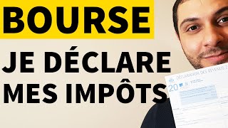 Comment déclarer ses gains boursiers aux impôts  fiscalité compte titre [upl. by Haletta882]