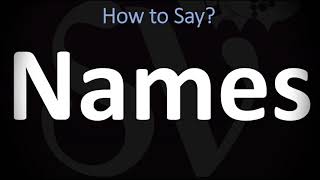 How to Pronounce Names CORRECTLY [upl. by Ardnait]