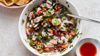 Authentic Mexican Shrimp Ceviche Recipe [upl. by Neall]