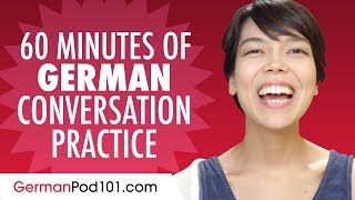 60 Minutes of German Conversation Practice  Improve Speaking Skills [upl. by Solim517]