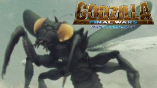 Godzilla Final Wars 2004  Kamacuras Screen Time [upl. by Ihdin]