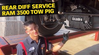 RAM 3500 Rear Differential Service After Towing 30000 lbs [upl. by Dianthe]