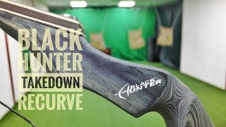 Archery Review Black Hunter Takedown Recurve 60” [upl. by Yraccaz]