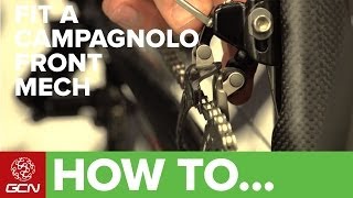 How To Fit A Campagnolo Front Mech [upl. by Edson]