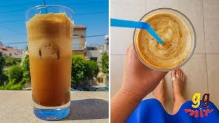 How To Make The BEST Greek Frappe  ggmix [upl. by Laure]