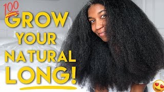 MY BEST TIPS to GROW LONG HEALTHY NATURAL HAIR  Naptural85 [upl. by Avot309]