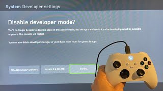 Xbox Series XS How to Disable Developer Mode Tutorial Dev Mode 2021 [upl. by Etterrag]