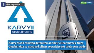 Karvy Stock Broking Case After swift SEBI crackdown 93 of investors get back pledged securities [upl. by Enirbas]