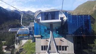 Europe Highest Cable Car  Matterhorn Glacier Paradise [upl. by Nynnahs]