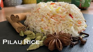 Perfect Basmati Pilau Rice from scratch British Indian Restaurant  BIR Style [upl. by Enitsyrhc480]