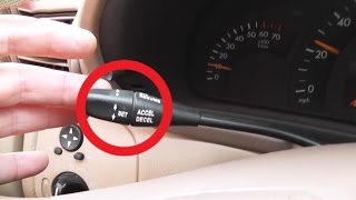 Hidden function Cruise Control on Mercedes W203  How to return the same speed on Mercedes W203 [upl. by Intisar282]