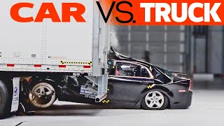 How Semitrucks Are Crash Tested  Carsplainers  Insider Cars [upl. by Rayshell361]