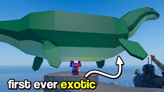 I CAUGHT EVERY EXOTIC IN ROBLOX FISCH [upl. by Rhett]