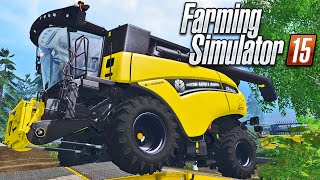 Farming Simulator 2015  COLHEITADEIRAS [upl. by Hervey]