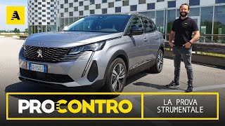 Peugeot 3008 HYBRID plugin 2021  PRO e CONTRO  RECENSIONE STRUMENTALE [upl. by Shermie]