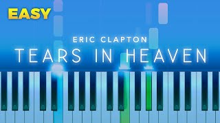 Eric Clapton  Tears In Heaven EASY Piano TUTORIAL by Piano Fun Play [upl. by Adnuhs]