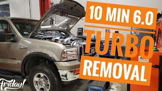 FORD 60 Diesel TURBO  10 MINUTE REMOVAL [upl. by Skylar]