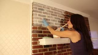 How to WHITEWASH BRICK [upl. by Aicerg]