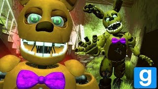 FREDBEAR AND SPRING BONNIE SPEAK  GMOD FNAF Fredbears Family Diner Animatronics Garrys Mod [upl. by Enilekaj735]