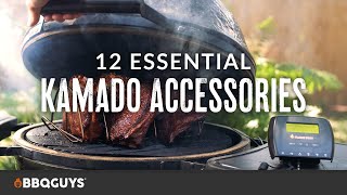 12 MustHave Kamado Grill Accessories  BBQGuys [upl. by Eilra]