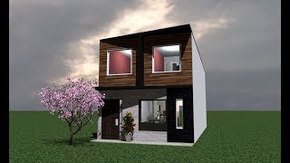 Casa 5x12 mts  House 5 x 12 Mts [upl. by Katheryn]