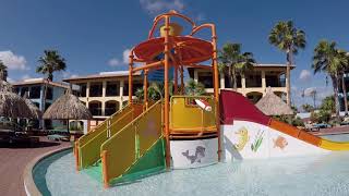 Kunuku Aqua Resort Curacao WATER PARK TOUR [upl. by Selden]