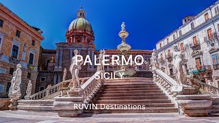 Palermo  Italy  Walking Tour in 4K 2019 [upl. by Cami]