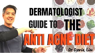 ACNE DIET GUIDE  Dermatologist Approved [upl. by Sinai]