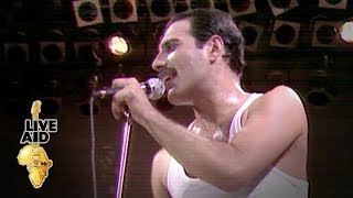 Queen  We Will Rock You Live Aid 1985 [upl. by Nuawed663]