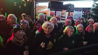 WHAT CHRISTMAS MEANS TO ME Rock Choir at Birkdale Lights Switch On 1st December 2024 [upl. by Leopold]