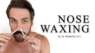 How to Wax Your Nose Hairs  Does it Hurt [upl. by Nlyak643]