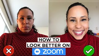 HOW TO LOOK BETTER ON ZOOM  How to Light amp Angle Your Screen to Look Your Best [upl. by Einnel]