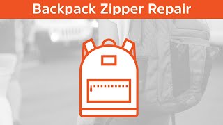 BACKPACK ZIPPER REPAIR  How to fix a broken zipper on a backpack luggage purse or boots [upl. by Held]