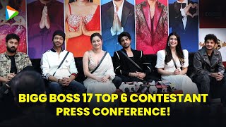 Bigg Boss Season 17 EXPLOSIVE Press Conference  Munawar F  Mannara C  Ankita L  Vicky J [upl. by Forester891]