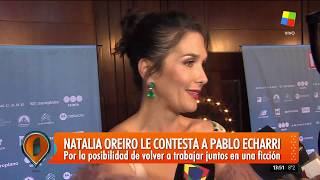 Natalia Oreiro le contestó a Pablo Echarri [upl. by Lamonica7]