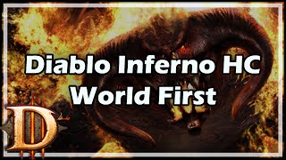 Diablo 3 World First Diablo Kill On Hardcore Inferno [upl. by Bradley23]