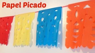 How to Make Papel Picado Mexican Streamers [upl. by Zasuwa]