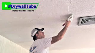 When To Skim Coat Over A Popcorn Ceiling [upl. by Atina]