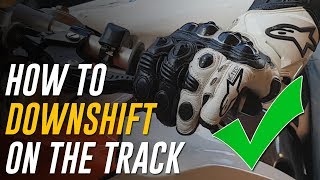 How to Downshift a Motorcycle on the Track Slipping Technique [upl. by Adaliah]